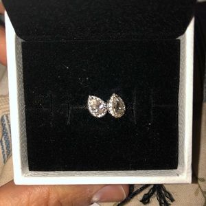 Pandora teardrop earrings